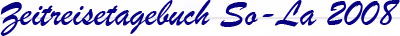 Reisetagebuch